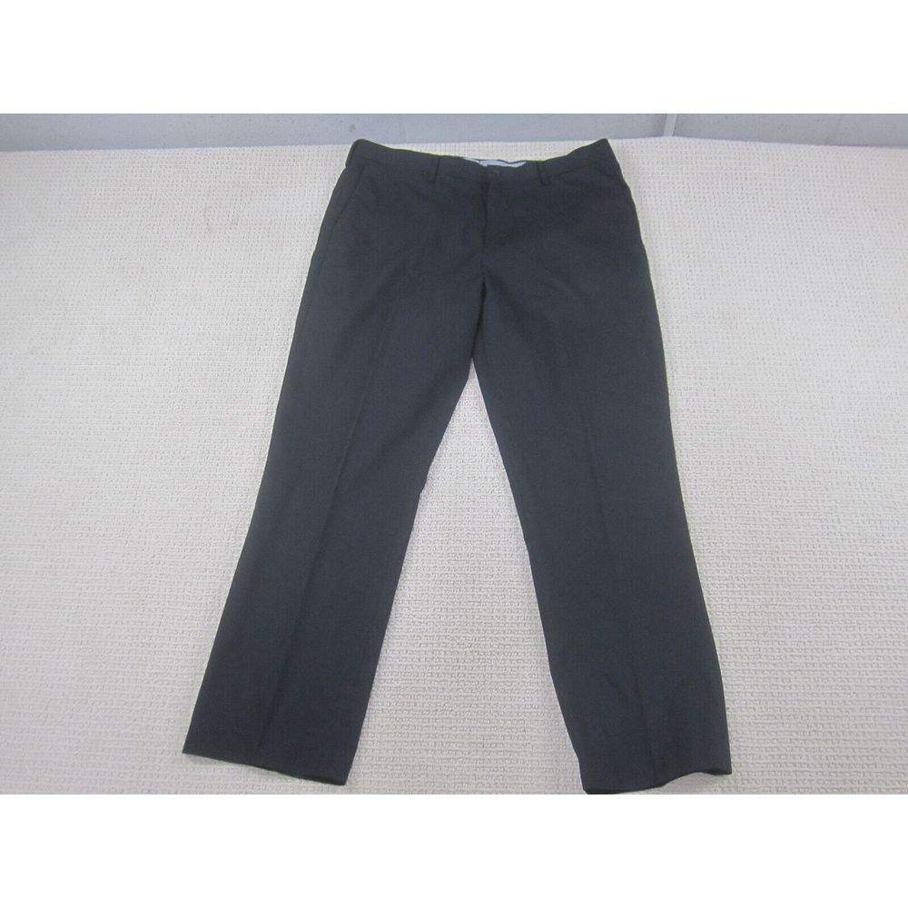 Polo Ralph Lauren Pants Mens 38 Black Polyester Chino Slacks Pant Straight 38x32